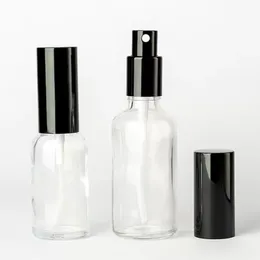 Clear Glass Cosmetic Flaschen Make-up Pumpenbehälter nachfüllbar Nebel Sprühflaschen 5-100 ml