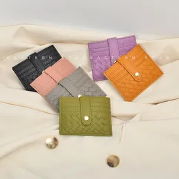 Plånböcker -försäljning av damer korta plånbok utsökt kompakt ultratunna korthållare multifunktionsstudentmynt