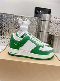 Skor designer toppversion ren handgjorda 2022ss louisden l1 tom 1 grön sömnad avslappnad sneakers