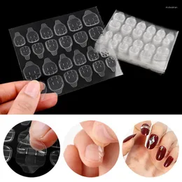 Nail Gel 5 Sheets 120pcs Double Sided False Art Adhesive Tape Glue Sticker DIY Tips Fake Acrylic Manicure Makeup Tool