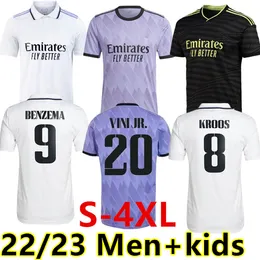 S-4XL 22 23 Soccer Jerseys Home White Away Purple 3rd Blue Camiseta de 2022 2023 Long Sleepes Football Shirts Men Kids Kit Socks Tops