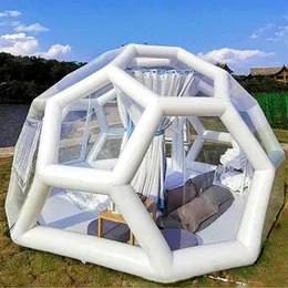 Tenten en schuilplaatsen 3 4 5m voetbalstructuur opblaasbare bubble lodge tent el kamer grote luxe iglo koepel casa de campa a opblaasbare ga231j
