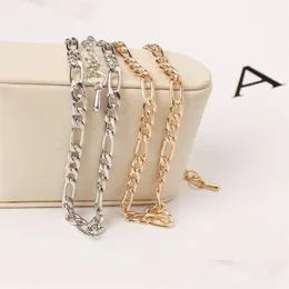 Anklety europejskie i amerykańskie handel zagraniczną mody biżuterii prosta wszechstronna metalowa łańcuch Ladies Anklet C3 Drop dostawa 2021 D DH27J