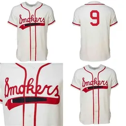 Glac202 Tampa Smokers 1951 Home Jersey Custom Men Women Youth Baseball Jerseys أي اسم ورقم مزدوج مخيط القميص