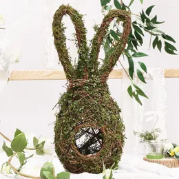 Kwiaty dekoracyjne Top St Patrick's Day Artificial Easter Decorations ptaki gniazdo ogrodowe wiszące ozdoby 2022