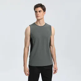 Mens T-shirts Kläder Tees T-shirts Tracksuits Men's Fitness Sportkläder som kör utomhus Leisure Stretch High-Speed ​​Dry Casual Vest Training Kort ärmar