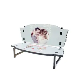 تسامي MDF Memorial Benches Party Supplies فارغة خشبية عيد الميلاد زخرفة غرفة الديكور الإكسسوارات