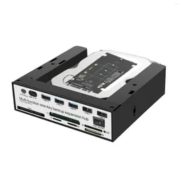 Front Panel USB Hub Audio 5Gbps Data Transfer SD/Mmc/CF/MS/TF/ M2