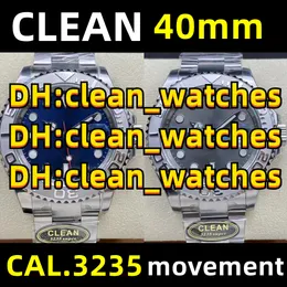 Clean Factory Watches Yacht Watch 126622 Designer męski luksus 3235 w pełni automatyczny ruch mechaniczny Wodoodporny 100 metrów szafirowe lustro 40 mm