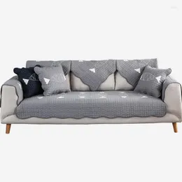 Tampas de cadeira Cover de sofá de bordado para sala de estar de peixe sofá decorativo de canto de canto de canto de canto de canto para cão tapetes de estimação