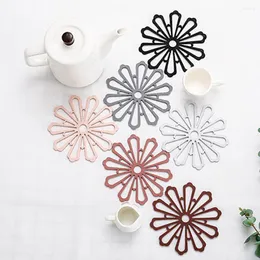 Table Mats Kitchen Pot Mat Flower Shape Holders For Pots And Pans Holder Insulation Coasters Pad Dishes