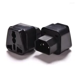 Computer Cables 1PC Black Female Socket To Pro IEC 320 PDU UPS C14 Plug Power Adapter Converter Universal