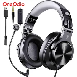 Угод гарнитуры OneOdio Wired Gaming Gamemer USB 3,5mm Over-Ear Gaming Heephones с съемным микрофоном для компьютера PC PS4 Xbox T220916