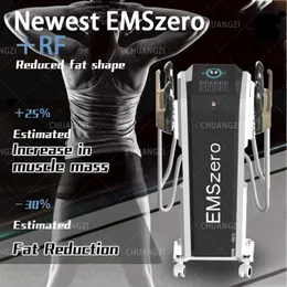 2023 6500W RF DLS-EMSLIM Multi-handle Multi-mode Full Body Fat Reduction And Shaping Curve Efficient Safe Vertical Classic Design Beauty Instrument