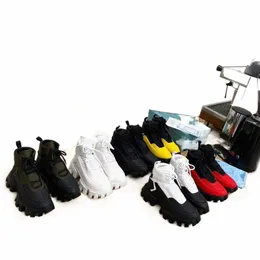 Design Heren schoenen Cloudbust Thunder Gebreide high-top Sneakers Designer oversized Sneaker Light Rubber Sole 3D Trainers