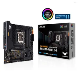 Asus TUF Gaming B660m Plus D4 Orijinal Masaüstü Intel B660 DDR4 Anakart LGA 1700 Destek 12400F 12400 I3 12100F