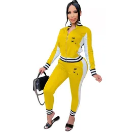 Women's Two Piece Pants Tracksuits Yoga Suits Leopard Print Long Sleeves Short Jacket Waist Slim Leggings Sport Suit