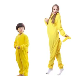 Zestawy odzieży Kigurumi piżama dorosłe dzieci pasują do strojów mama dzieci cosplay cosplay pijama set 220920