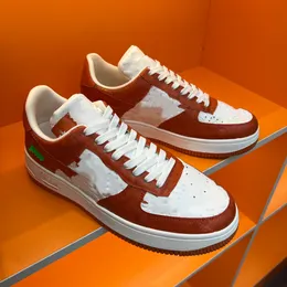 Shoes Designer top version pure handmade 2022ss Luden Ni three-way name orange stitching men's and women's same casual sneakers