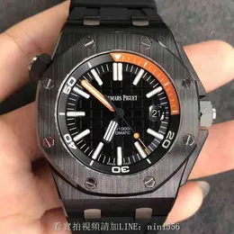 Tasarımcı Mens Watch Luxury Watch Roya1 Offshore Serisi CE Siyah Seramik Saat Kılıf Makinesi Otomatik Kauçuk Kayış Erkekler 42 mm Uoim