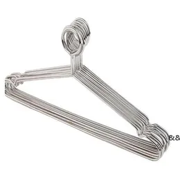 Anti-theft Stainless Steel Clothes Hanger with Security Hook Metal Clothing Hanger for Hotel Used Closet Organizer GWB15571