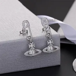 Neue Mode Charme Ohrringe weibliche Marke Designer Ohrringe Luxus Senior Diamond Eardrop Frauen Party Hochzeit Engagement Brautschmuck Valentinstag Paar Geschenke