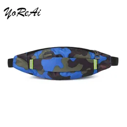 Yorai New Men Sports Waist Bag 여성 다기능 가슴 가방 휴대용 편리한 메신저 패키지 방수 패키지 J220705