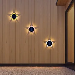 4pcs Автоматический световой датчик Солнечный сливовый цветок настенная лампа светодиодные огни крыльца.