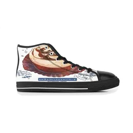 DIY Custom Shoes Classic Canvas High Cut Скейтборд повседневная настройка UV Print