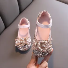 Sneakers Childrens Shoes Pearl s Shining Kids Princess Baby Girls Party And Wedding D487 220920