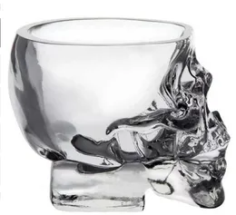 Crystal Skull Head Vodka Wine Shot Glass Drinking Cup 80ML Skeleton Pirate Vaccum Beer Glass Mug RRB15578