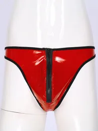 Underpants Latex bielizna bieliznę Matlook Patent skórzane majtki Niski wybrzuszenie wybrzuszenia do występu na scenie w klubie nocnym