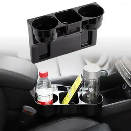 Uchwyt napojów wielofunkcyjny trzy w jednym stojaku do przechowywania pudełko na telefon komórkowy woda samochodowa do samochodu auto
