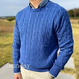 Herrtr￶jor Herrarna TM-H01 H￶gkvalitativ m￤n Ullblandning Tr￶ja Autumn Winter Jersey Jumper Pullover Stickad O-Neck och Halva halva