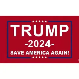 niedrigster Preis Trump 2024 Flagge 10 Stile Donald Flags Keep America Great Again Polyester-Dekorbanner für Präsident USA BBE14293