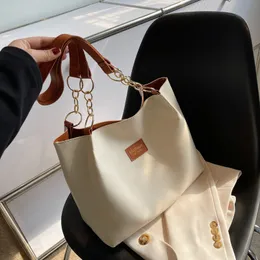 Hbp bolsa feminina nova primavera moda minimalista tot sacos colisão cor anel corrente maré japonesa mensageiro bolsa de ombro presente