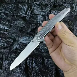 KS1368 Wspomagany Nóż Flipper 8CR13MOV Stone Wash Blade Stal Stael Stal Stal Noża EDC z pudełkiem detalicznym