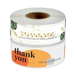 Party Decoration 120PCS/Roll Thank You For Your Order Stickers Pink Sticker Small Business Package Bag Gift Seal Labels