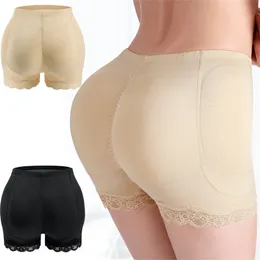 Kvinnor Shapers Butt Lifter Pants Women Fake Buttocks Plump HIPS Stor storlek Body Shaping Trosies Lace Ass med Pad Boxer Shapewear Shorts 220919