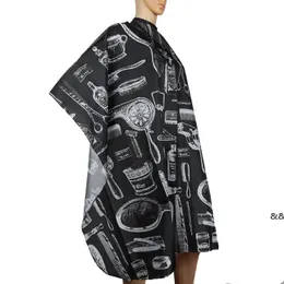 Adult Salon Barbers Hairdressing Capes Cloth Printing Hair Cutting Cape Gown Clothes Fashion Barber Hair Apron GWE14272