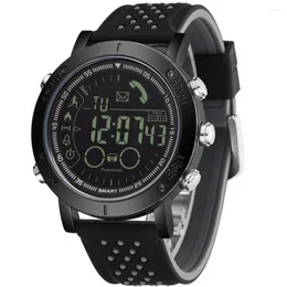 Armbandsur Ohsen Mens Chronograph Watches Sport Male Clock Stop Army Military Watch Men Multifunction Waterproof Led Digital For Man
