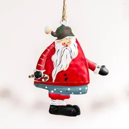 크리스마스 장식 선물 Xmas Tree Retro 장식 드롭 및 오래된 단철 천사 남자 작은 펜던트 장식 축제 공급