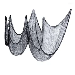 パーティーデコレーション2/4m白黒ハロウィーンガーゼホームホラー雰囲気ドアウィンドウサプライ