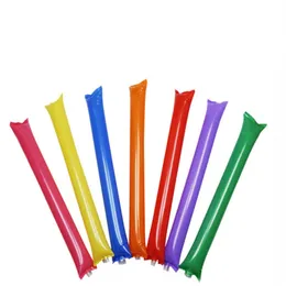 60cm Inflatable cheering stick toys Noise maker Colorful Cheers bar Fuel rod party supplies inflatable cheer sticks 2054 E3