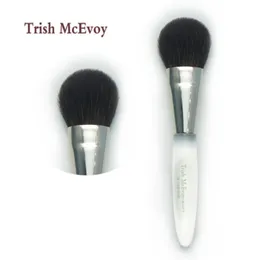 Trish McEvoy 2B# Кисть для сухой пудры для румян Щетка для макияжа из шерсти животных