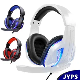 Headsets 2021 PC Gamer Headphone with Microphone Child Adult Phone Gaming Headset for PS4 Playstation 5 XBOX Stereo Bass Gamer Earphone T220916