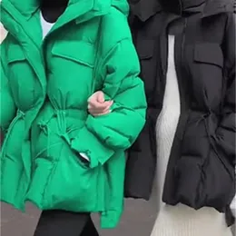 Womens Down Parkas Syiwidii ​​Green Parkas Coat Frauen Winterjacke Herbst Koreanische Mode übergroß