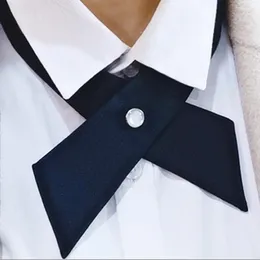 Party Supplies Adjustable Cross Bow Tie Thai School Uniform Bowknot Neck Ties JK Schoolgirl Cosplay Shirt Accessories Collar Cravat Bowtie