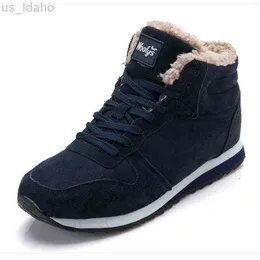 Boots Men Winter Shoes Mans Footwear Warm Fur Snow Ankle Botas Hombre For Plush Sneakers Plus Size L220920