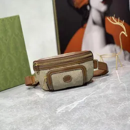 2022 luksusowa torba na talię na klatkę piersiową kobiety Mini Meo Vintage torby na ramię Crossbody klasyczna torebka z grubej bawełny torebka od projektanta mężczyźni piterek Messenger portfel